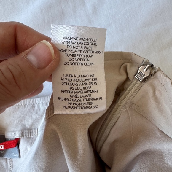 AVIA Women's Small Athletic Performance Golf Skort Pull-On Beige/Cream Tennis - Picture 9 of 16